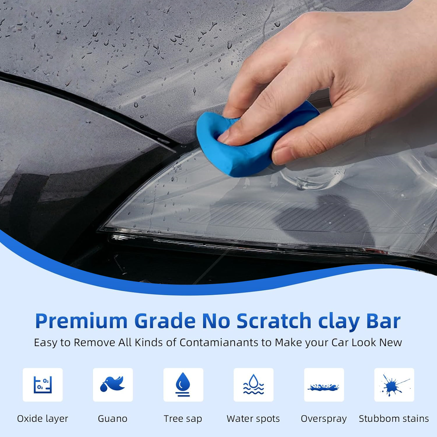 SIKEZHAN Magic Car Clay Bar fo - مراجعة Clay Bar Lubricant وسعره