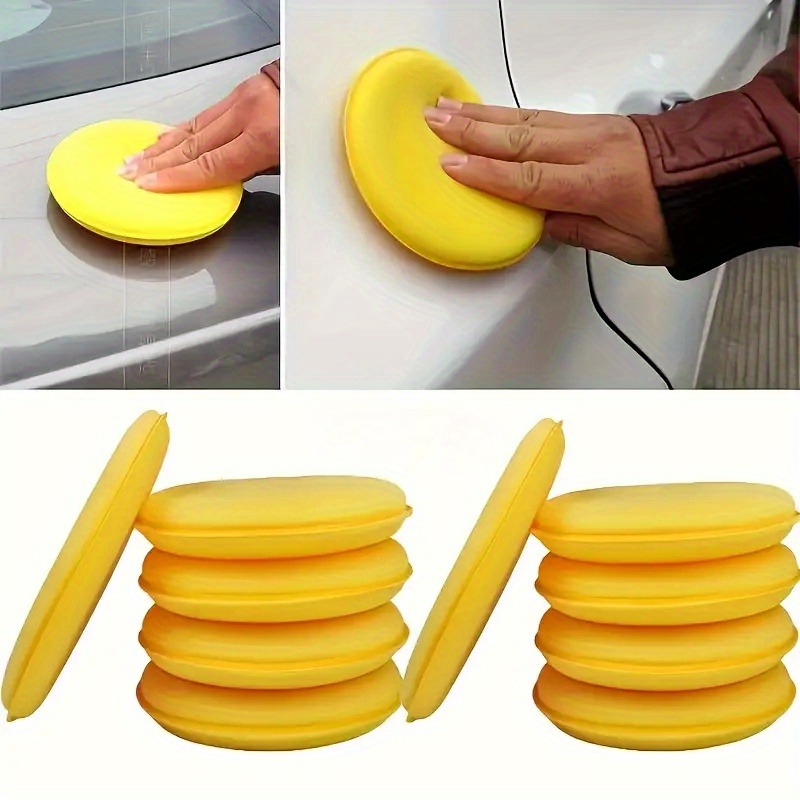 1/5PCS 10cm round Car Wax Appl - مراجعة Wax Applicator Pad وسعره
