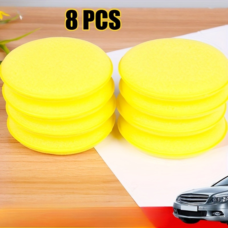1/5PCS 10cm round Car Wax Appl - مراجعة Wax Applicator Pad وسعره
