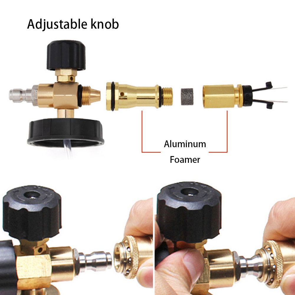 Upgraded Car Washer Snow Foam  - مراجعة Pressure Washer Foam Gun وسعره
