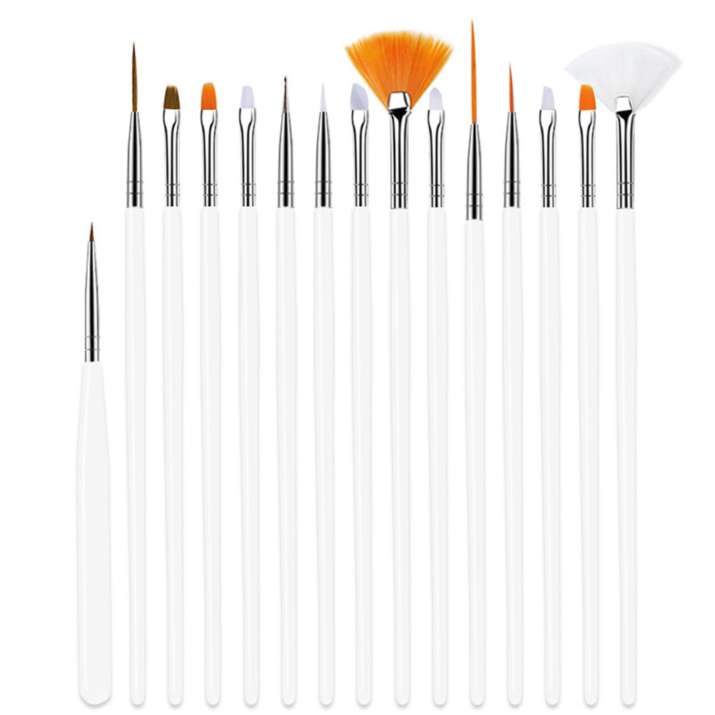 20Pcs Nail Art Pen Brush Set S - مراجعة Detailing Brush Set وسعره