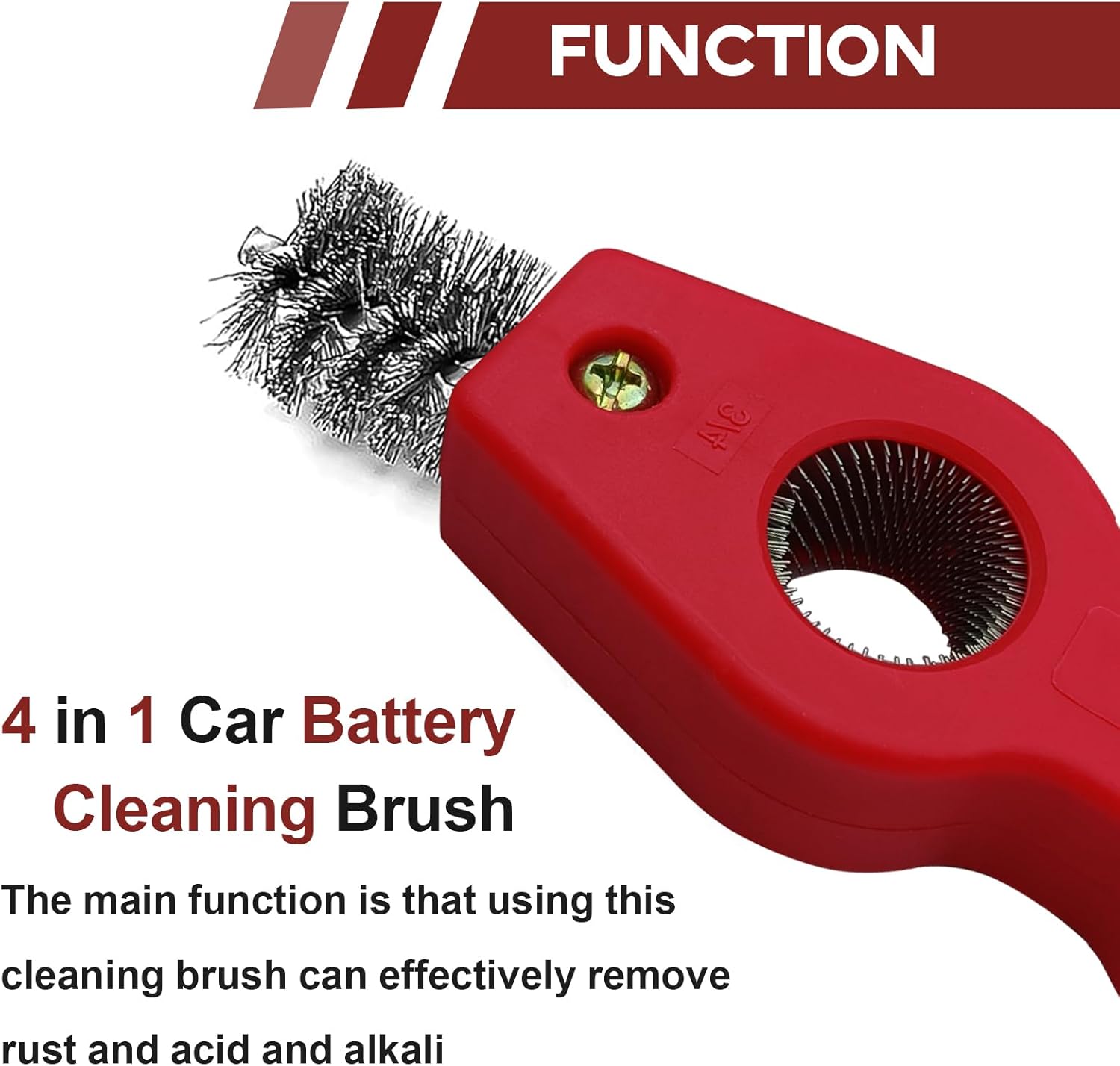4 in 1 Car Battery Terminal Cl - مراجعة Car Cleaning Brush وسعره