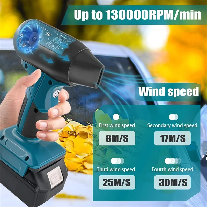 Makita 130000RMP 4-Speed Handh - مراجعة Dryer Car Blower وسعره