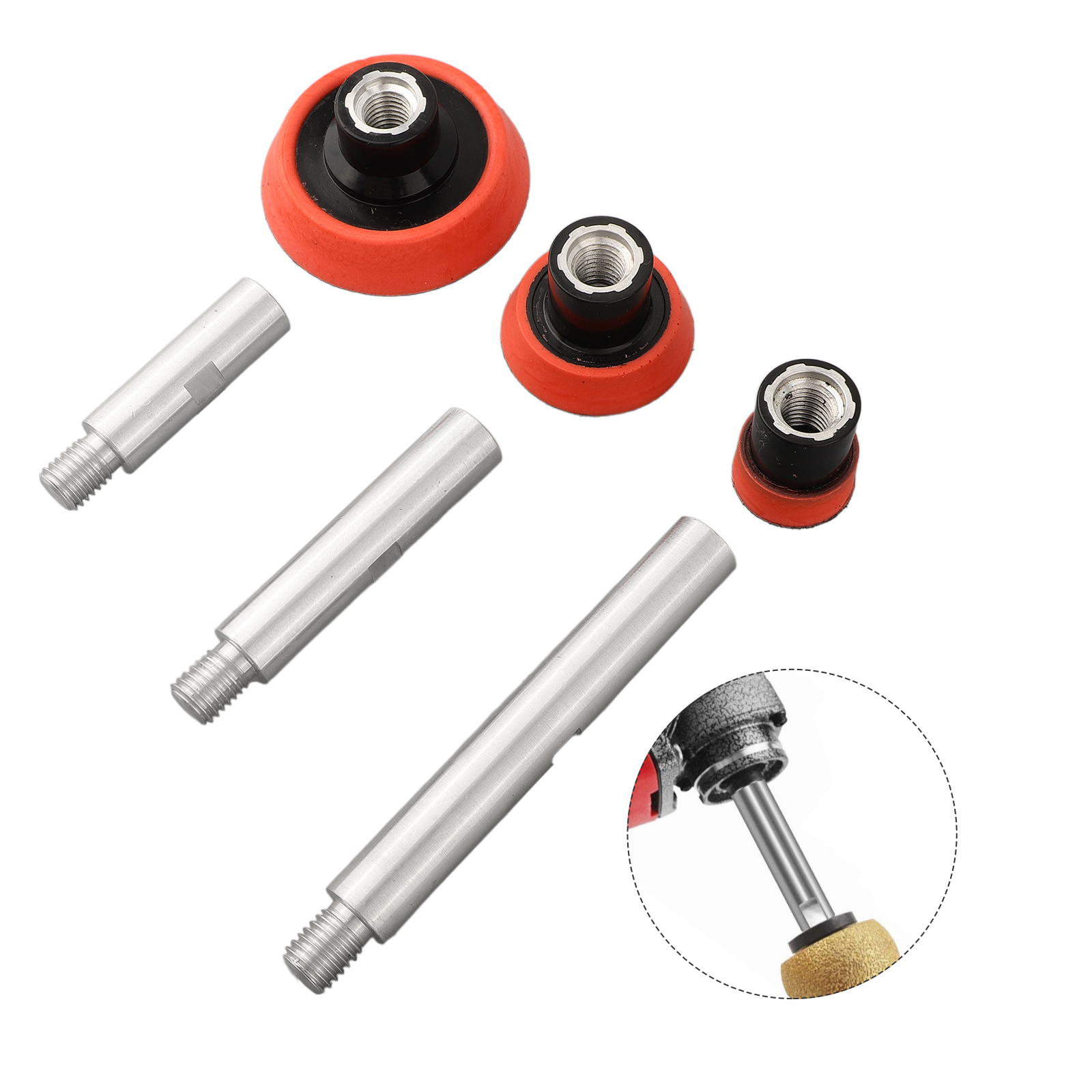 M14 Thread Polisher Extension  - مراجعة Polish Pad Set Buffer وسعره