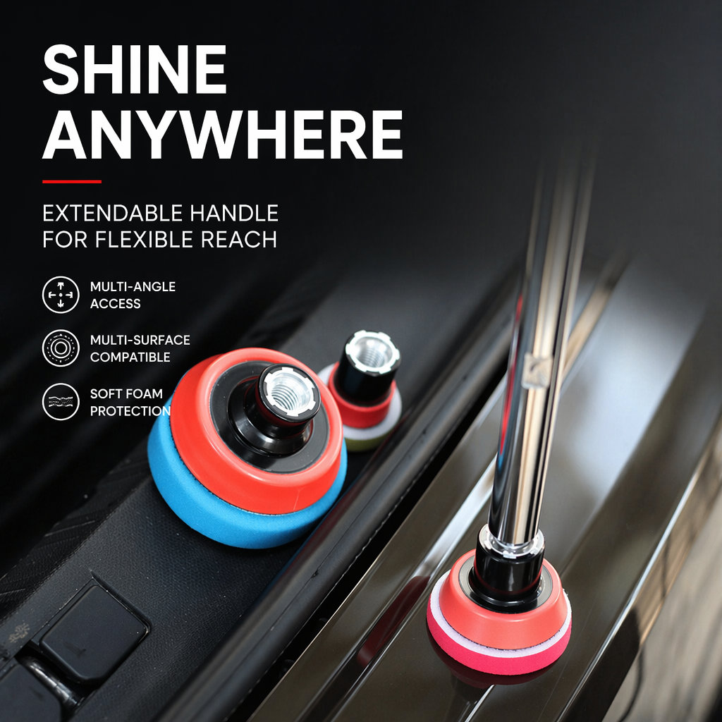 M14 Thread Polisher Extension  - مراجعة Polish Pad Set Buffer وسعره