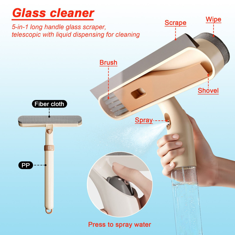 4-in-1 Window Glass Cleaner Ex - مراجعة Glass Cleaner Streak وسعره