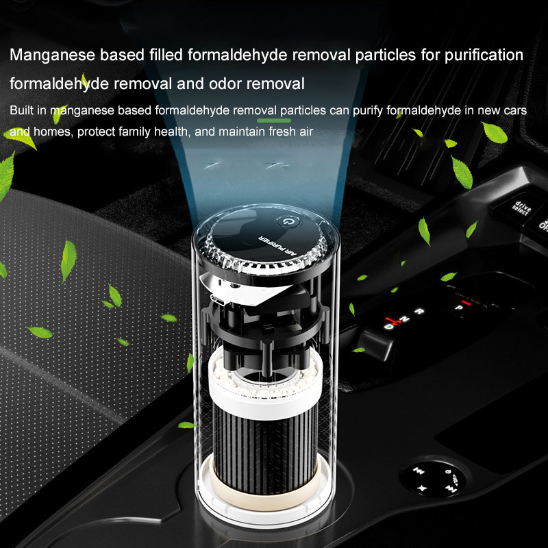 USB Air Purifier HEPA Filter N - مراجعة Odor Eliminator Car وسعره