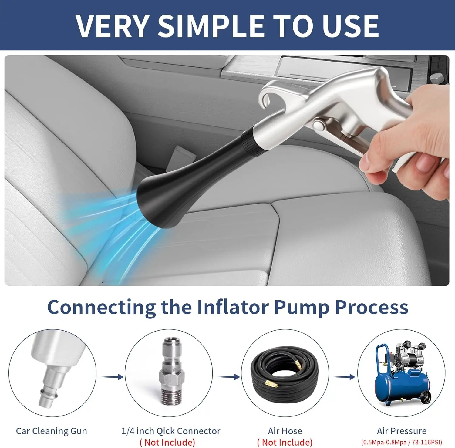 High Pressure Air Blow Gun Pro - مراجعة Dryer Car Blower وسعره