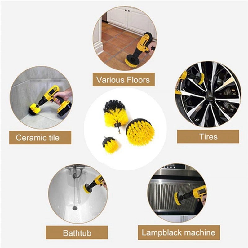 15pcs Electric Floor Scrubber  - مراجعة Car Cleaning Brush وسعره