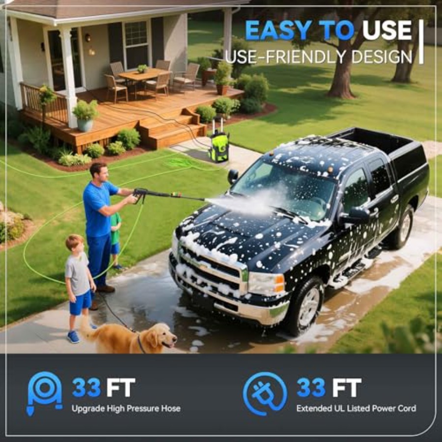 Prure Cleaner 5000PSI, Heavy D - مراجعة Foam Cannon Car Wash وسعره