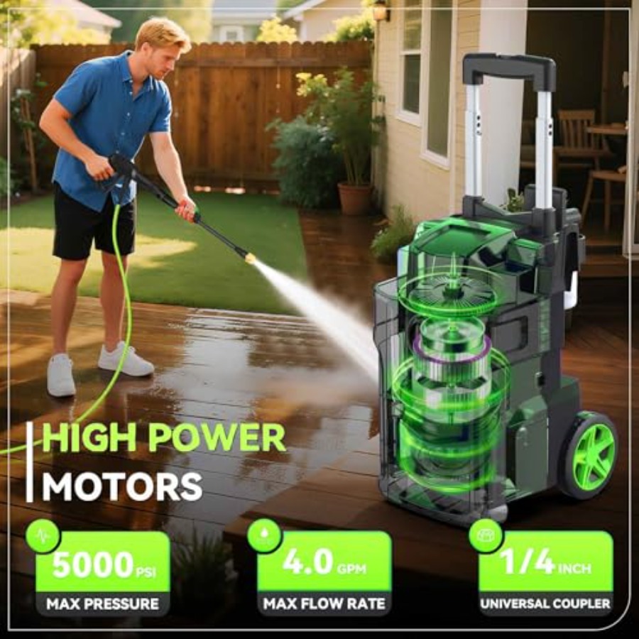Prure Cleaner 5000PSI, Heavy D - مراجعة Foam Cannon Car Wash وسعره