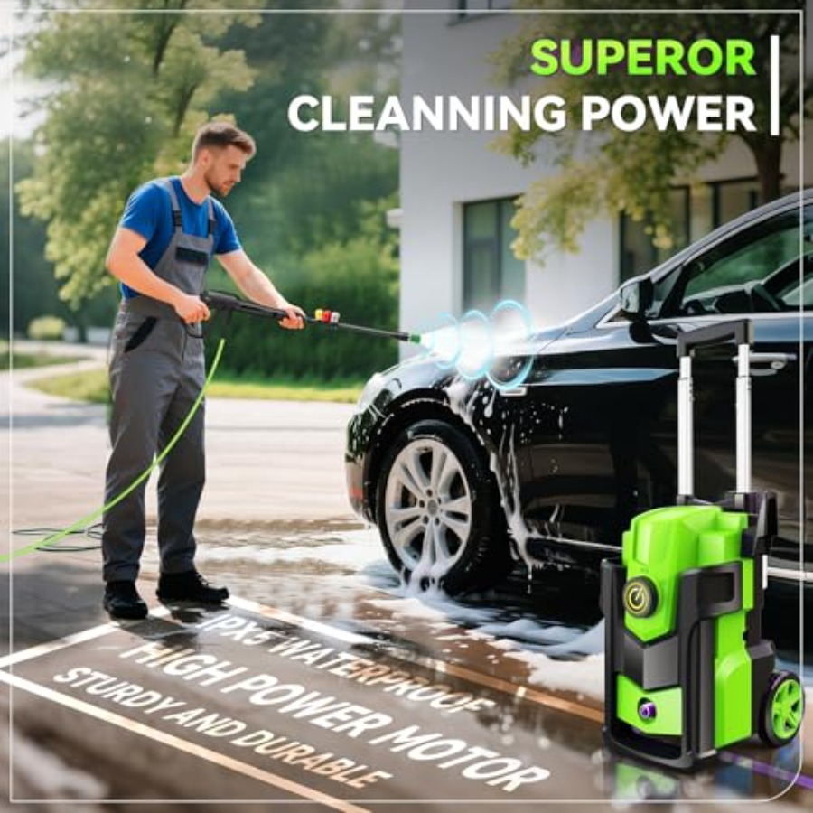 Prure Cleaner 5000PSI, Heavy D - مراجعة Foam Cannon Car Wash وسعره