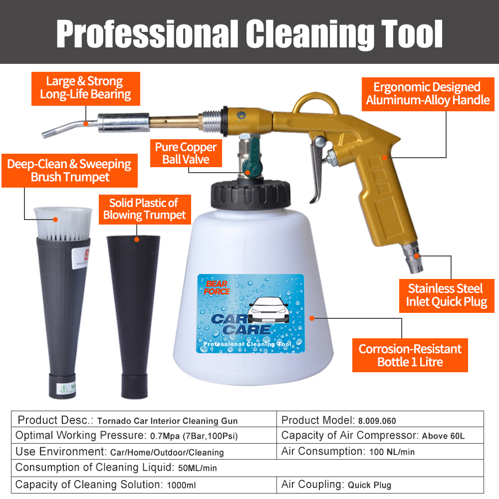 Tornado Pneumatic Air Foam Gun - مراجعة Pressure Washer Foam Gun وسعره