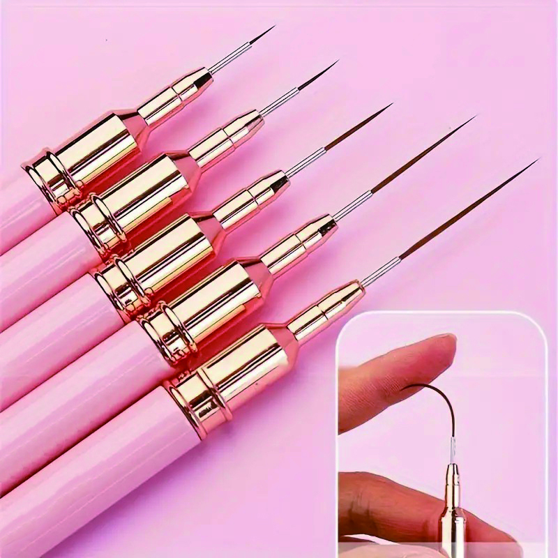 5-Piece Nail Art Pen Set, Ultr - مراجعة Detailing Brush Set وسعره