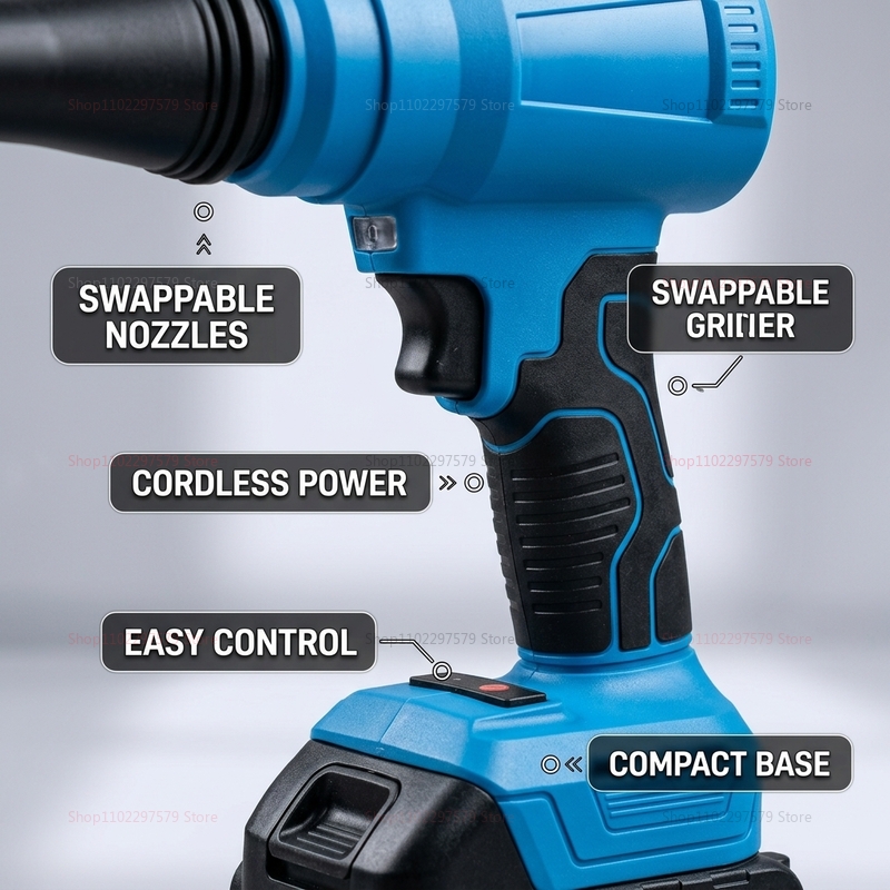 Brushless Turbojet Fan Cordles - مراجعة Dryer Car Blower وسعره